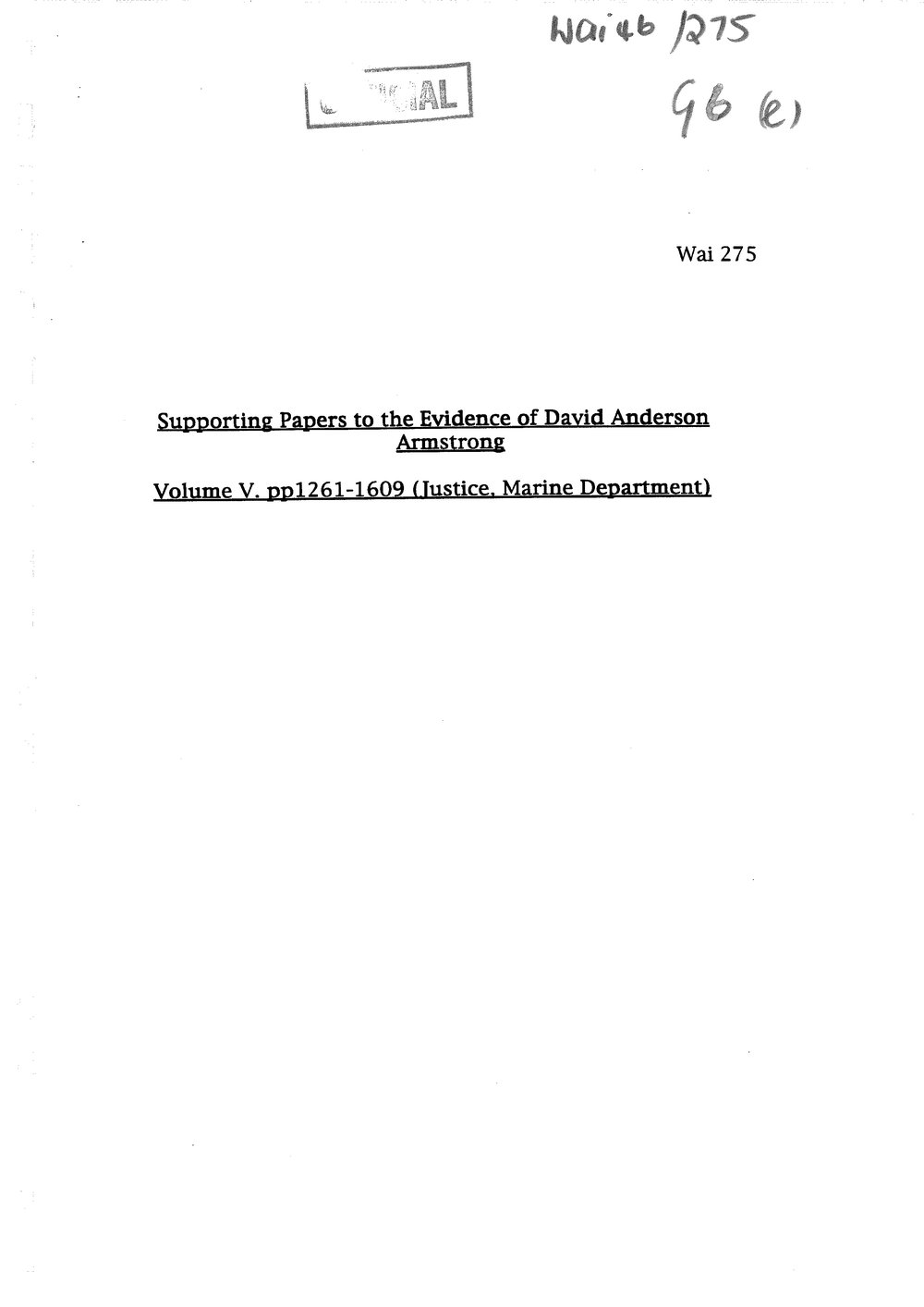 Wai 46_INQ_G006 (e)_Supporting papers to the evidence of David A Arnstribg V6