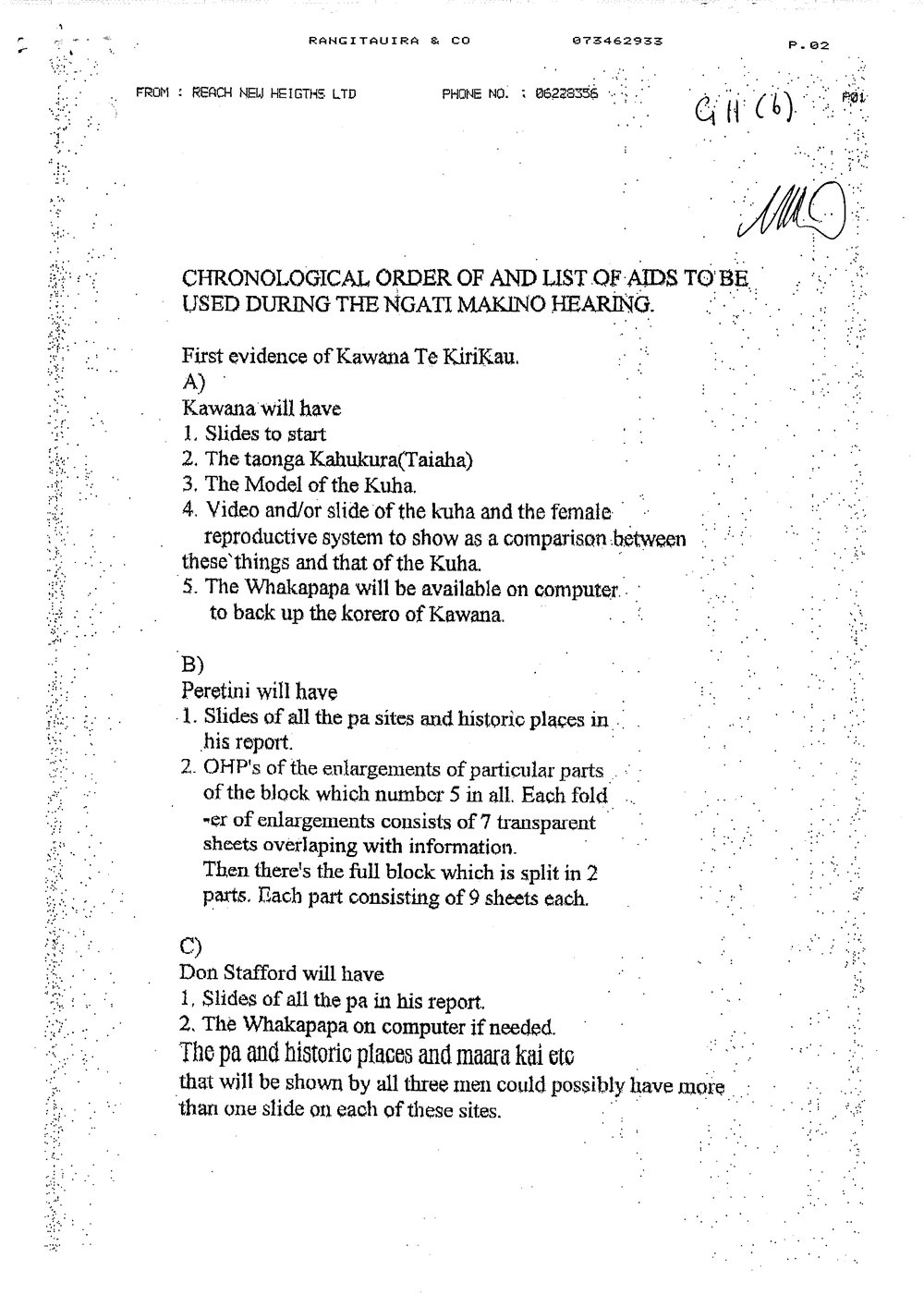 Wai 46_INQ_G011 (b)_List of Aids RE Ngati Makino