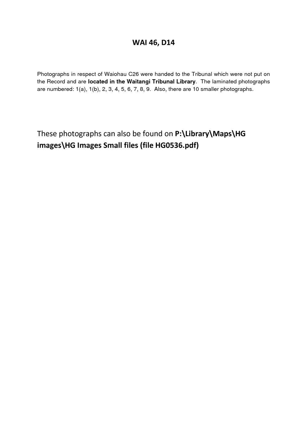 Wai 46_INQ_D014_Wai 46, Photographs of Waiohau C26