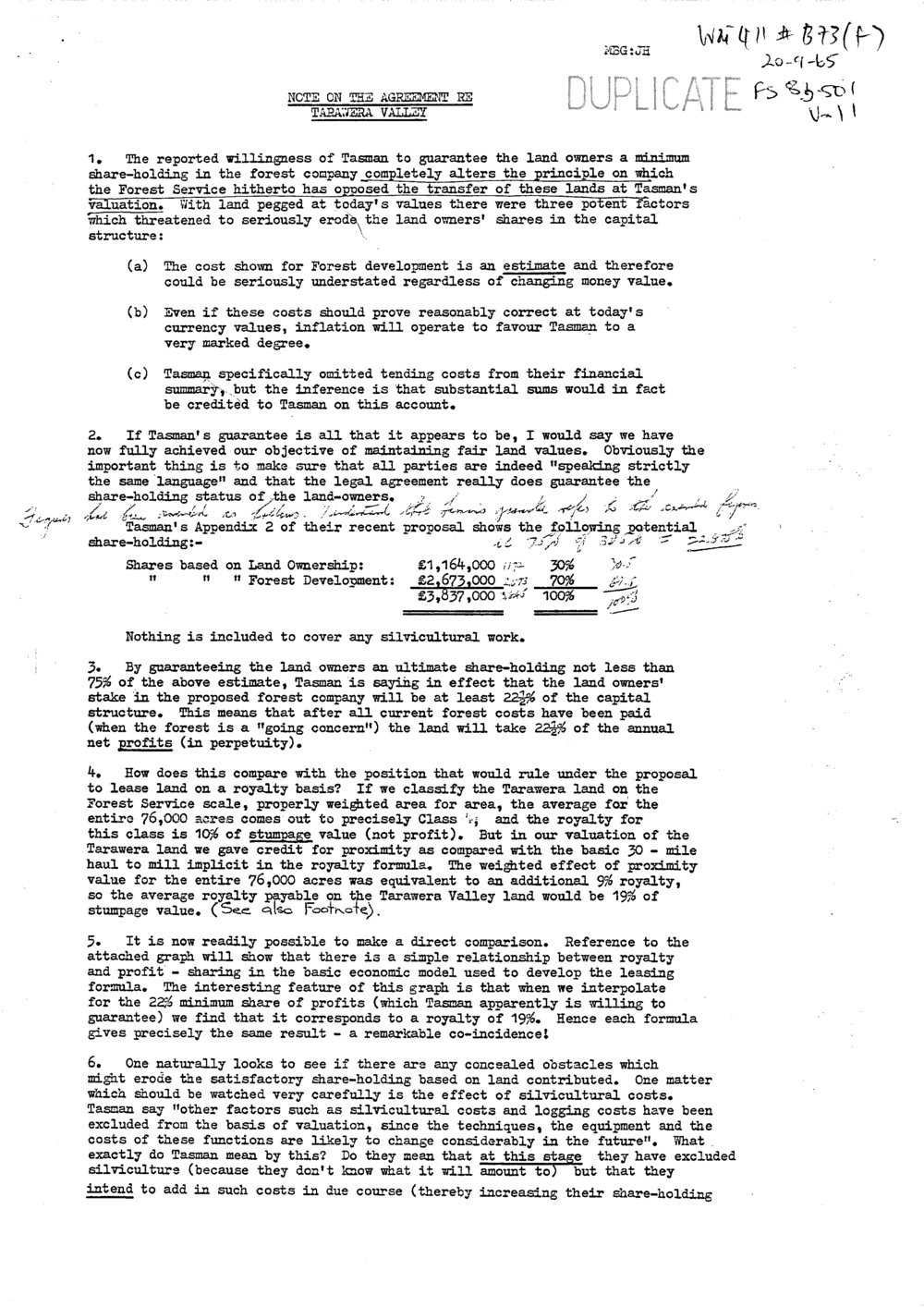 Wai 46_INQ_M117 (f)_Note on The Agreement RE Tarawera Valley