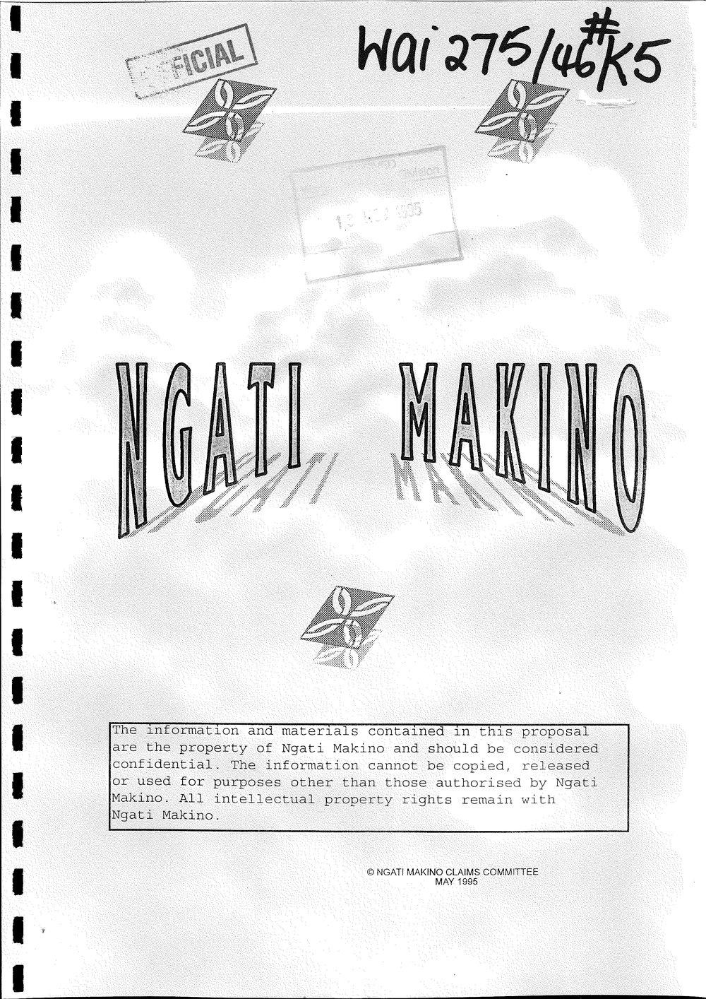 Wai 46_INQ_K005_Propsal Ngati Makino