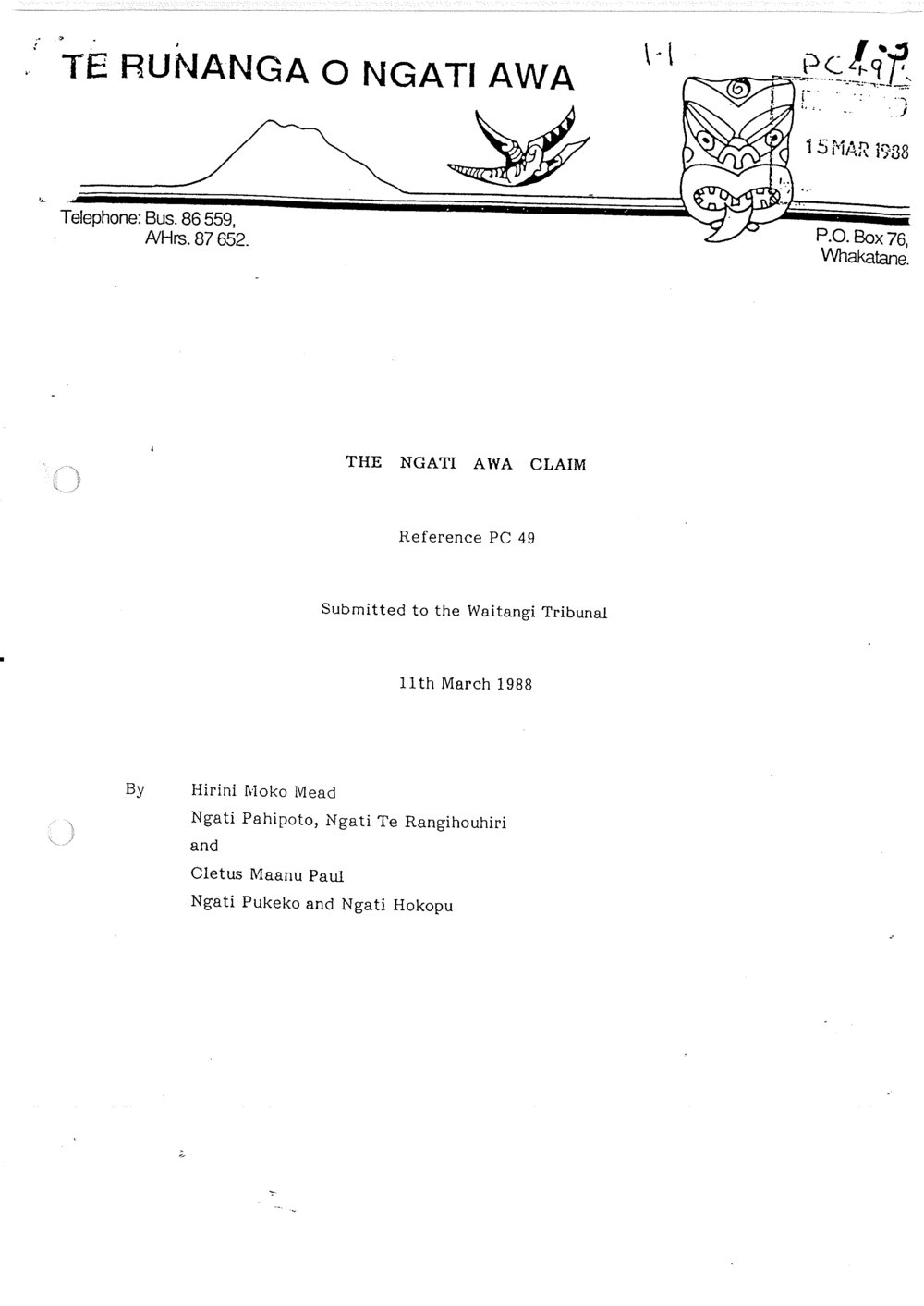 Wai46_INQ_1.1_The Ngati Awa Claim Reference PC49