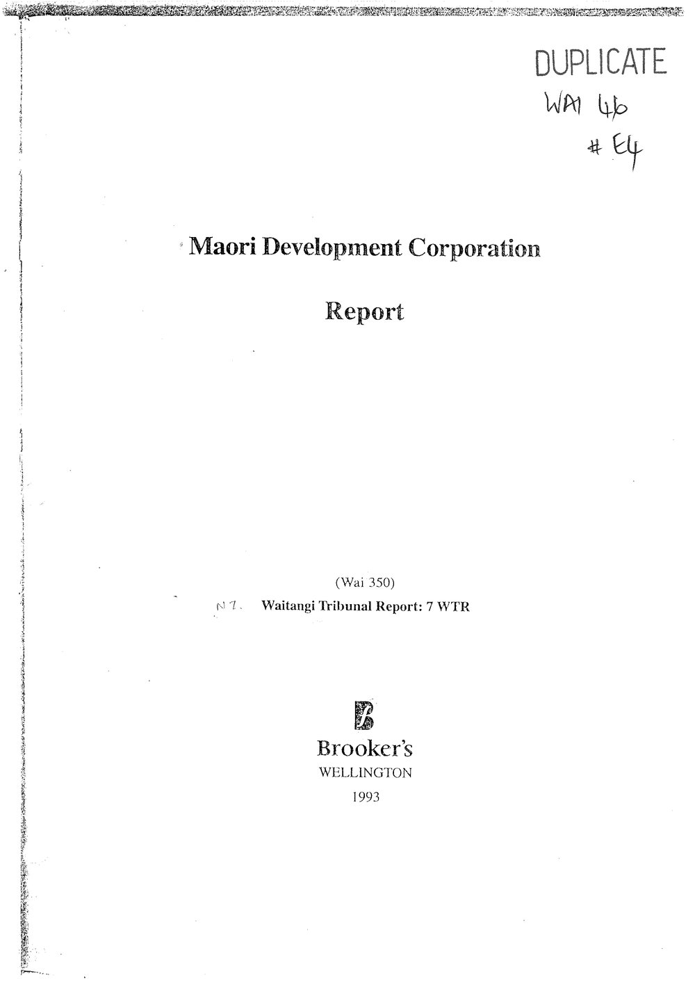 Wai 46_INQ_E004_Maori Development Corporation Report
