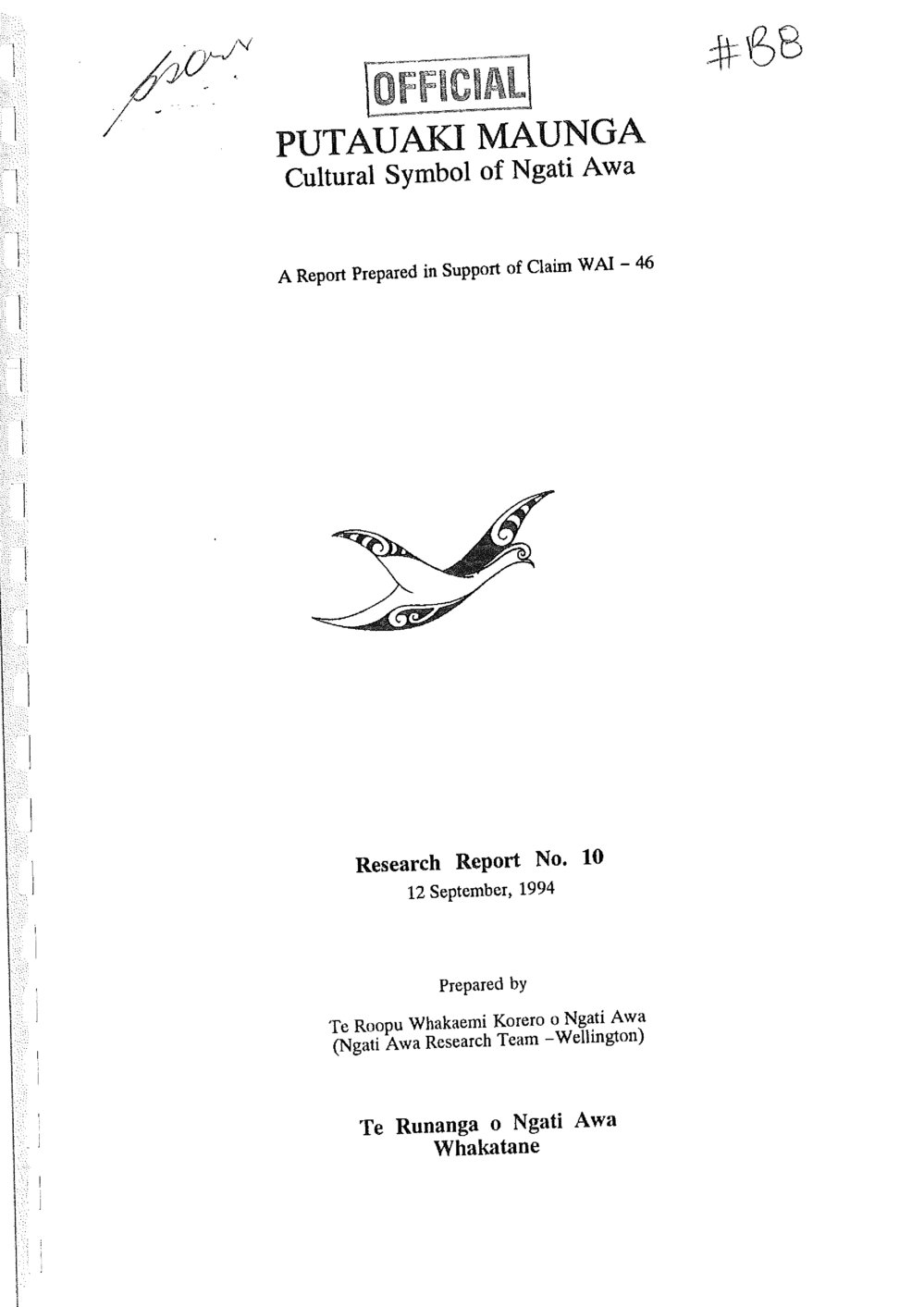 Wai 46_INQ_B008_Research Report N 10 - Putauaki Maunga - Cultural Symbol of Ngati Awa