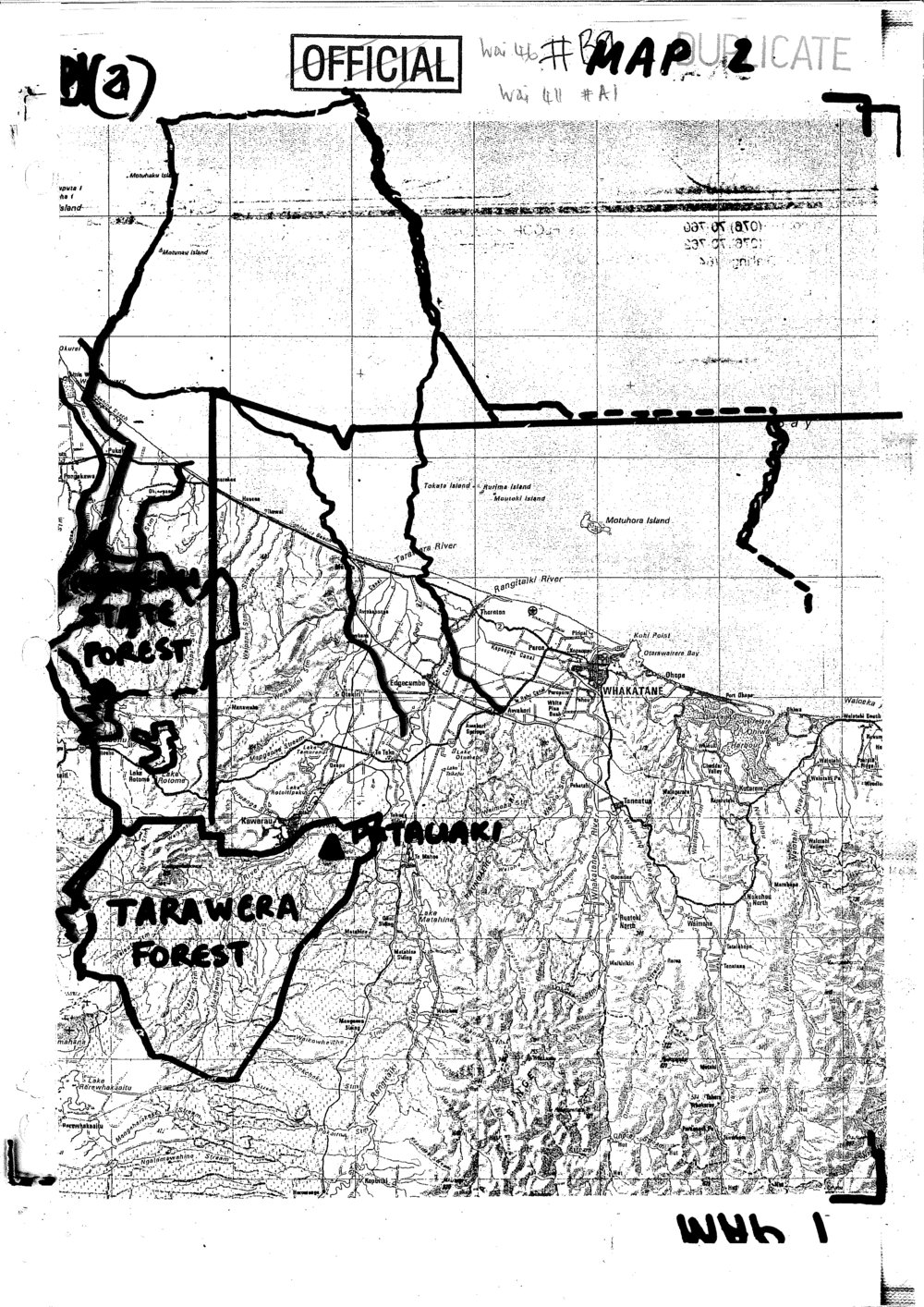 Wai 46_INQ_B009_Map Tarawera Forest