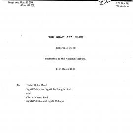 Wai 46_INQ_1.3_The Ngati Awa Claim by H.Mead & C.M.Paul