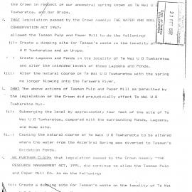 Wai 46_INQ_1.9_ (a) Statement of Claim by Tuwharetoa RE Te Wai U o Tuwharetoa