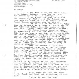Wai 46_INQ_1.9_Letter RE Tasman Lease Ngati Tuwharetoa