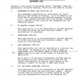 Wai 46_INQ_2.5_Directions Arising From The Claims Co-Ordinating Committee Meeting on 8 Sep 1989