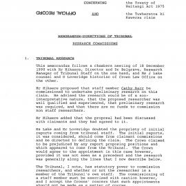 Wai 46_INQ_2.8_Memo - Directions of Tribunal RE Tuwharetoa Ki Kawerau Claim 10 Dec 1990