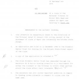 Wai 46_INQ_2.10_Memo to Tribunal RE Claim made by H.H.Mead RE Ngati Awa Claims