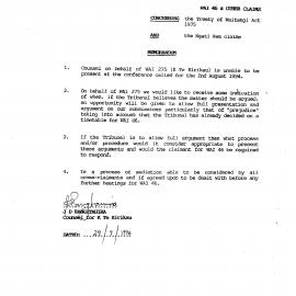 Wai 46_INQ_2.49_Memo RE Ngati Awa Claims 29 Sep 1994