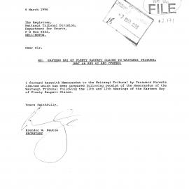 Wai 46_INQ_2.171_Memo to the Waitangi Tribunal on behalf of Tarawera Forests Limited 1996