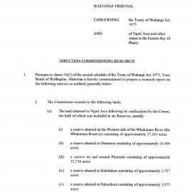 Wai 46_INQ_3.19_Direction Commissioning Research RE Ngati Awa and other claims EBOP 14 Dec 1995