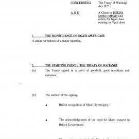 Wai 46_INQ_A023_Signifance of Ngati Awa Case by H M Mead