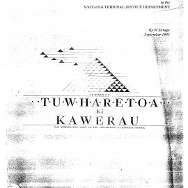 Wai 46_INQ_E001_Tuwharetoa Te Atua Reretahi Ki Kawerau Raupatu Claim September 1992