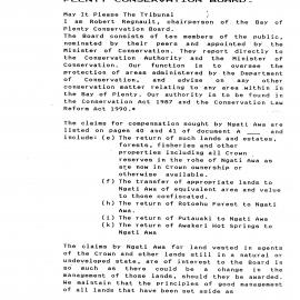 Wai 46_INQ_B002_Submission to Tribunal RE Ngati Awa Claim