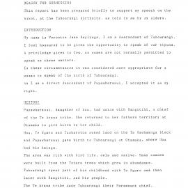 Wai 46_INQ_E007_A submission in support of claim - Tuwharetoa ki Kawerau