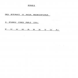 Wai 46_INQ_E015_He Whakapapa enei mo etahi o ngā mokopuna i tuku iho mai ia - Tuwharetoa