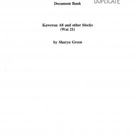 Wai 46_INQ_F001 (a)_Document - Kawerau A8 and other blocks by Sharyn Green