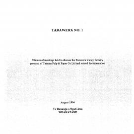 Wai 46_INQ_B011_Minutes Tarawera N 1 - August 1994