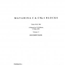 Wai 46_INQ_F002 (b)_REPORT RE Matahina C & C N.1 Blocks by T R Nikora - 17 May 1995