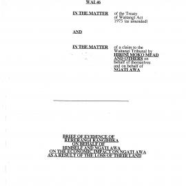 Wai 46_INQ_B019_Brief of Evidence of R Rangihika on behalf of Ngati Awa
