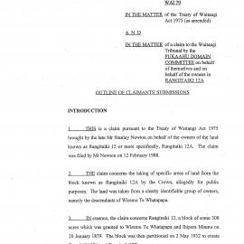 Wai 46_INQ_B021_Outlne of Claimants Submissions