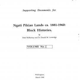 Wai 46_INQ_M022 (b)_Supporting Documents Ngati Pikiao Lands - Block histories - Volume 2