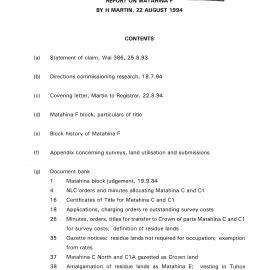Wai 46_INQ_C003_Report - Matahina F - 22 August 1994