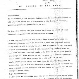 Wai 46_INQ_C005_Summary of Oral Submissions by Ngamanu Raerino