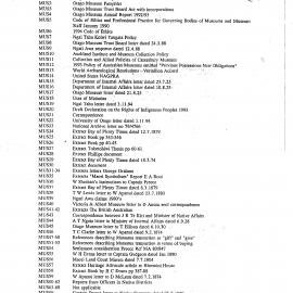 Wai 46_INQ_C006 (a)_Document Index
