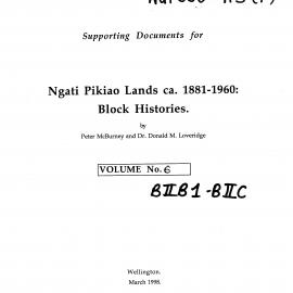 Wai 46_INQ_M022 (f) part 1_Supporting Documents Ngati Pikiao Lands - Block histories - Volume 6