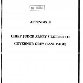 Wai 46_INQ_G007 (b)_Appendix B - Chief Judge Arneys Letter to Governor Grey