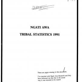 Wai 46_INQ_G007 (i)_REPORT RE Ngati Awa Tribal Statistics 1991
