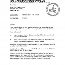 Wai 46_INQ_H003_Letter RE Wai 275