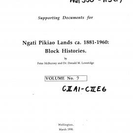 Wai 46_INQ_M022 (i) part 1_Supporting Documents Ngati Pikiao Lands - Block histories - Volume 9