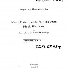 Wai 46_INQ_M022 (i) part 2_Supporting Documents Ngati Pikiao Lands - Block histories - Volume 9
