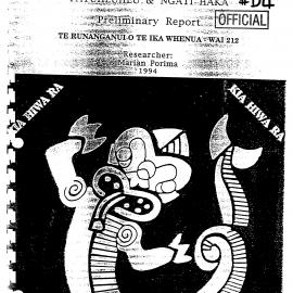 Wai 46_INQ_D004_ Matahina C & C1 Patuheuheu & Ngati Awa Premilary Report 1994