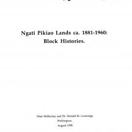 Wai 46_INQ_M022_Report Ngati Pikiao Lands - Block Histories