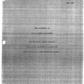 Wai 46_INQ_H005_Evidence of David J  Alexander RE The Matahina Power Project