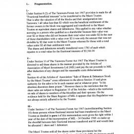 Wai 46_INQ_M045_Facts Sheet - Maori Investments LTD