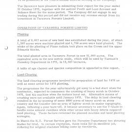 Wai 46_INQ_M053_Report of The Directors RE Operations of Tarawera Forests Limited
