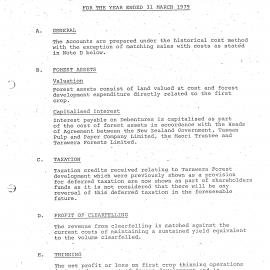Wai 46_INQ_M059_Statement of accounting policies RE Tarawera Forests Limited - 31 March 1979