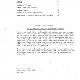 Wai 46_INQ_M061_Report of The Auditors to the members of Maori Investments Limited