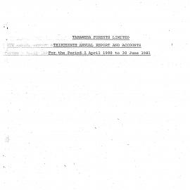 Wai 46_INQ_M092_Tarawera Forests Limited Thirteenth Annual Report and Accounts - 1 April 1980