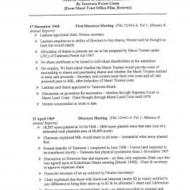 Wai 46_INQ_M119_Notes on Minutes of Maori Investments Ltd RE Tarawera Forest Claim