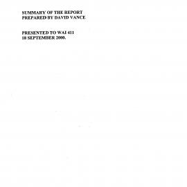 Wai 46_INQ_M120 (a)_Summary of The Report Maori Investments Limited - 18 September 2000