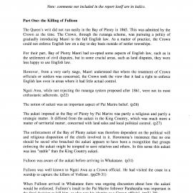 Wai 46_INQ_I001 (c)_Research Report RE The Killing of Fulloon - 16 October 1995