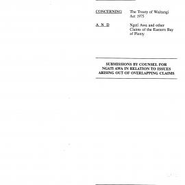 Wai 46_INQ_J001_Ngati Awa - Overlapping Claims